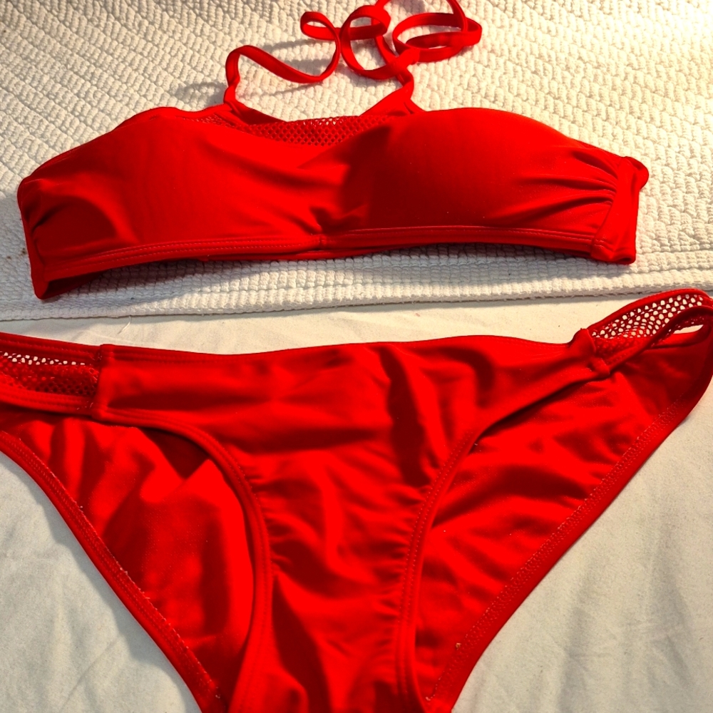 Tinibikini Red swimsuit Womens size Small